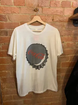 80’s Bottle Cap Coca-Cola T-Shirt: Large