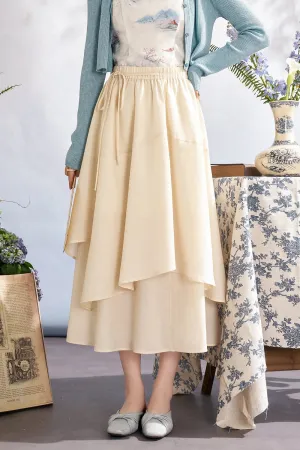 A Line Maxi Skirt for Women