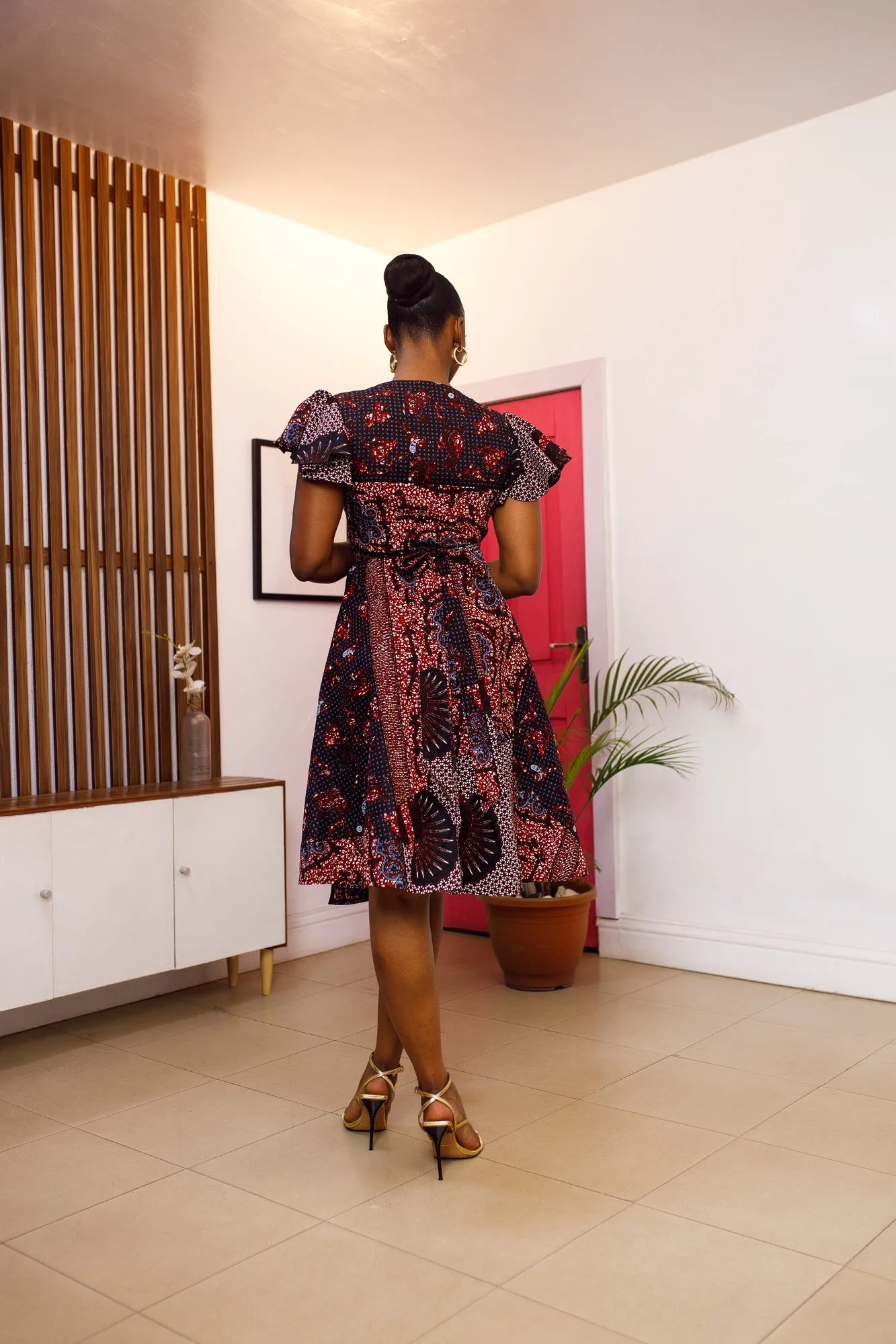 African Print Jendayi Wrap Dress