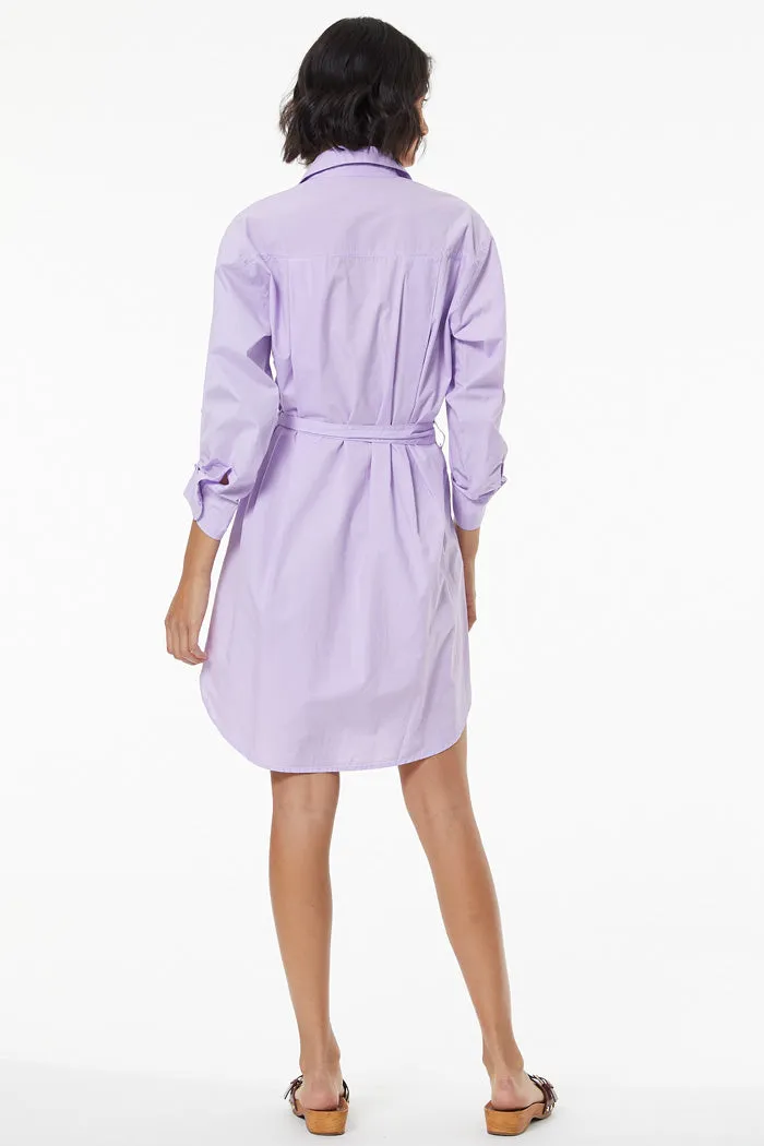 Alisa Shirt Dress // Digital Lavender ~ NO RETURNS