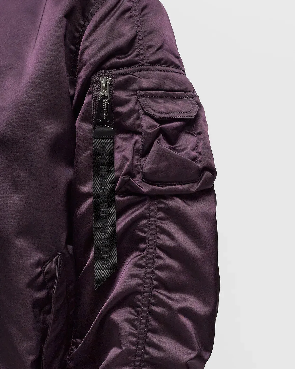 Alpha Industries UV MA-1 Bomber Jacket - Plum