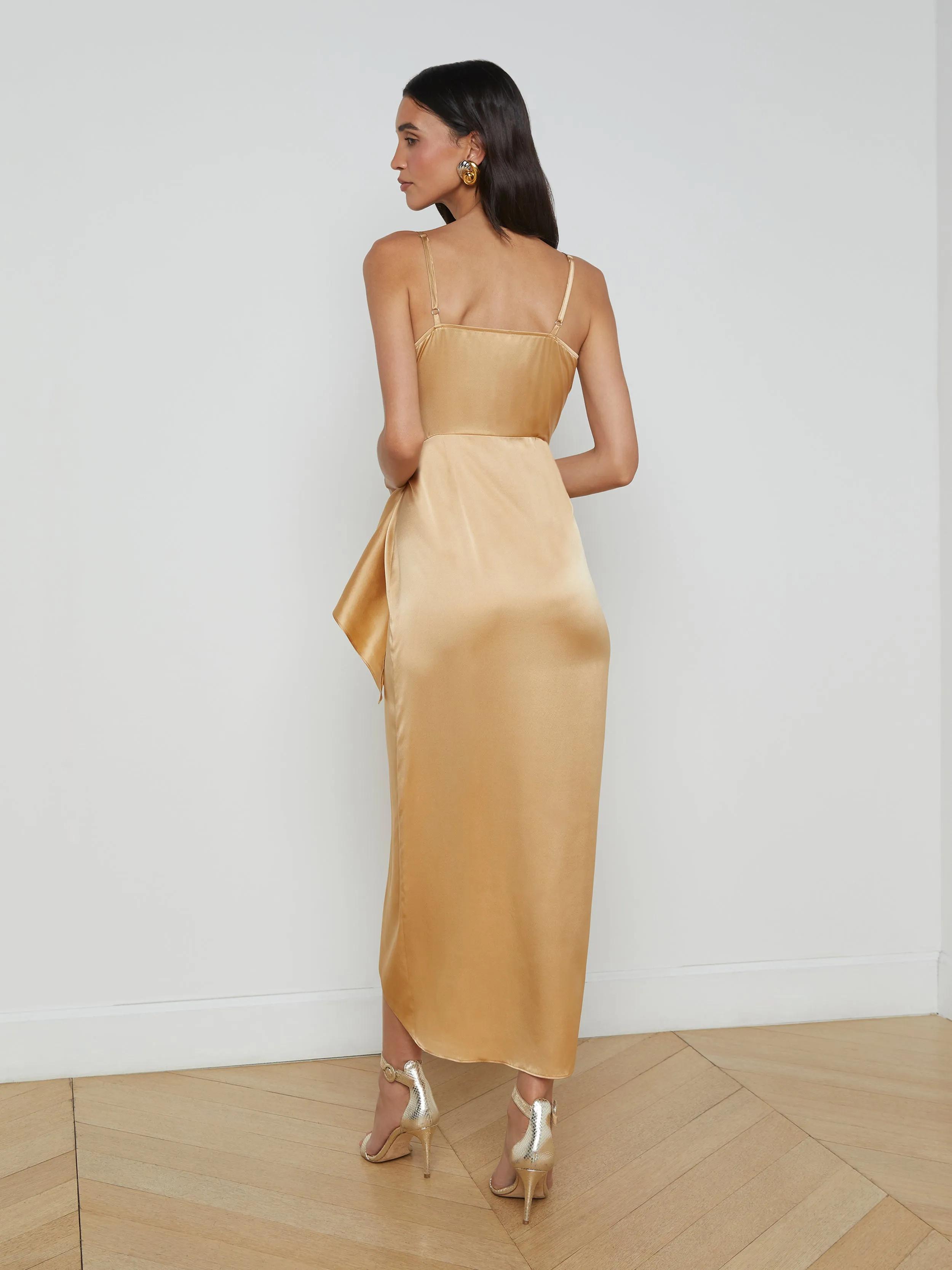 Amilia Silk Wrap Dress