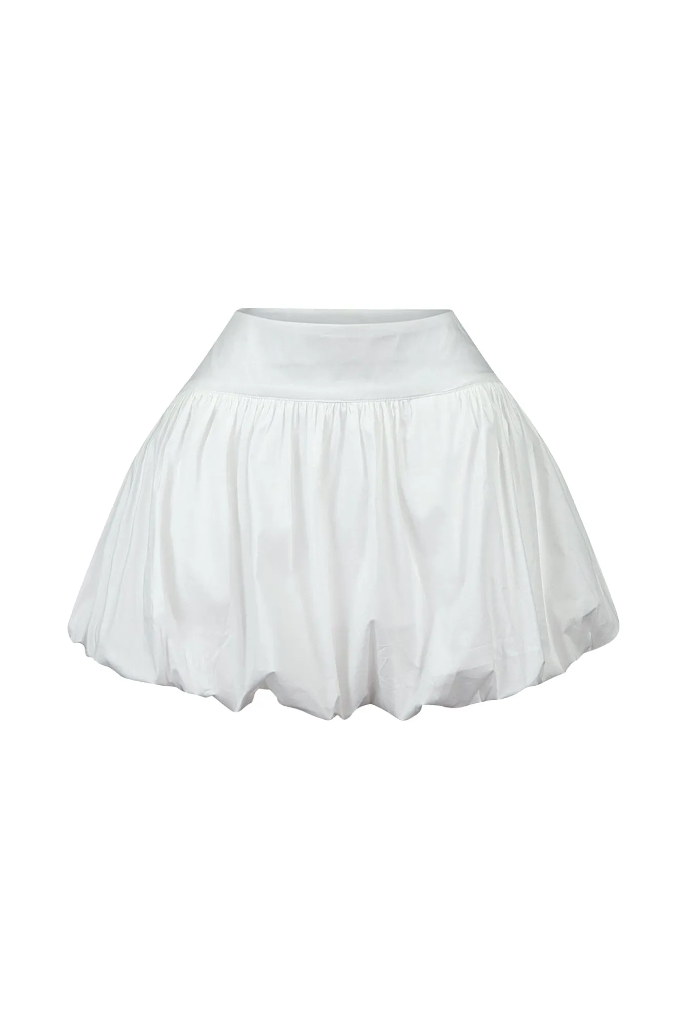 Aminah Poplin Bubble Mini Skirt