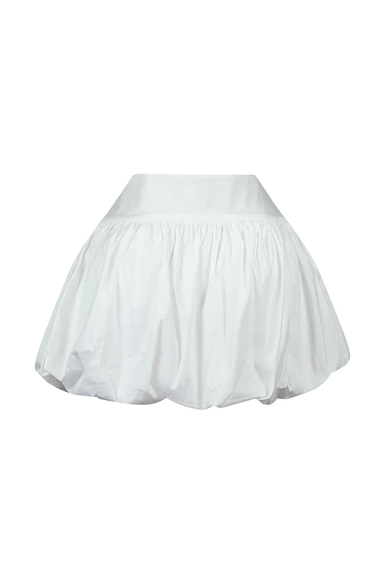 Aminah Poplin Bubble Mini Skirt