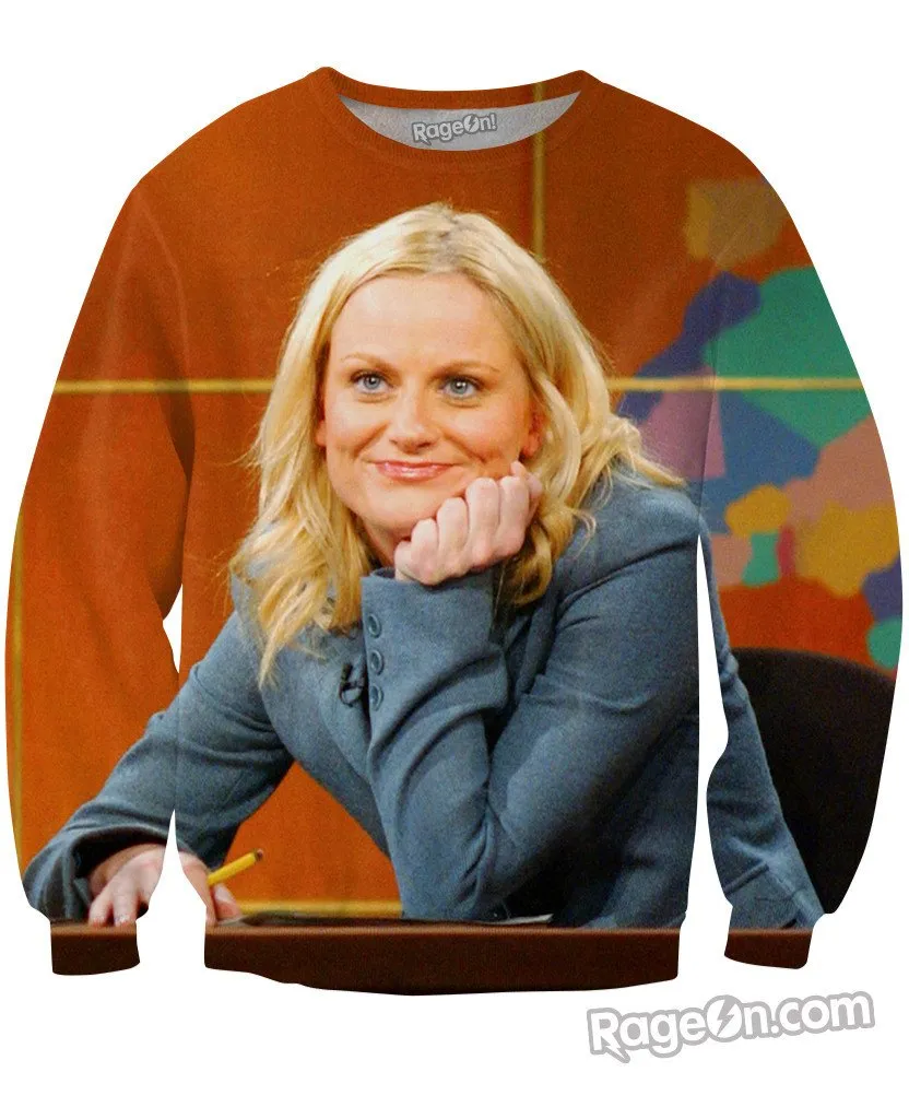 Amy Poehler Weekend Update Crewneck Sweatshirt