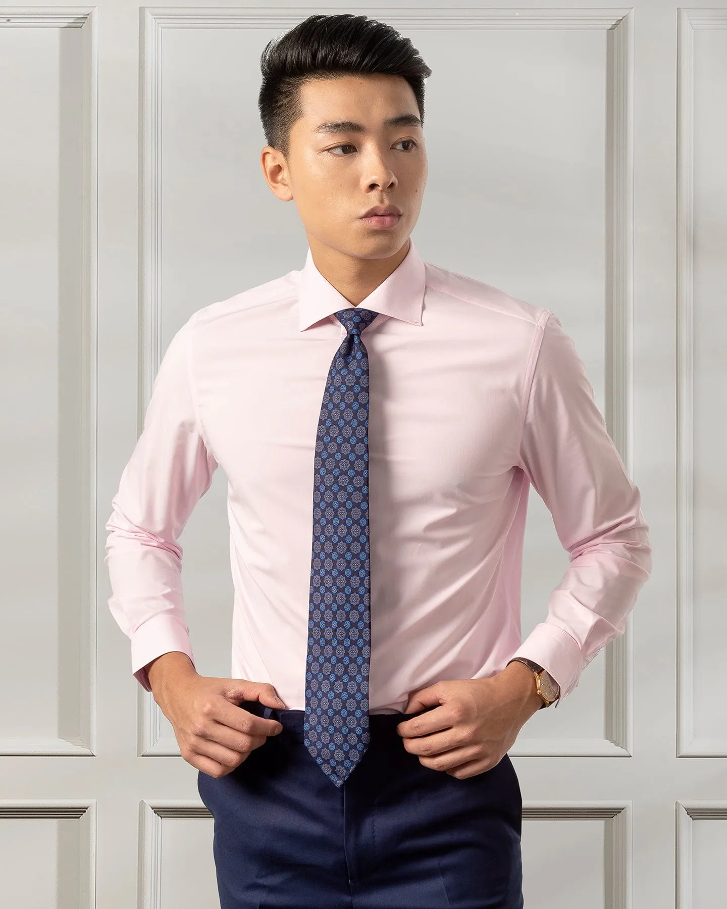 Angelo Bamboo Pink Shirt