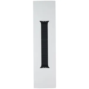 Apple (45mm) Leather Link Watch Band for 49/46/45/44mm Cases - Midnight - S/M