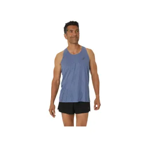 Asics Metarun Singlet Blue Sleeveless Shirt