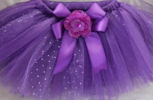 Baby & Girl Fluffy Purple Fairy Tutu Skirt