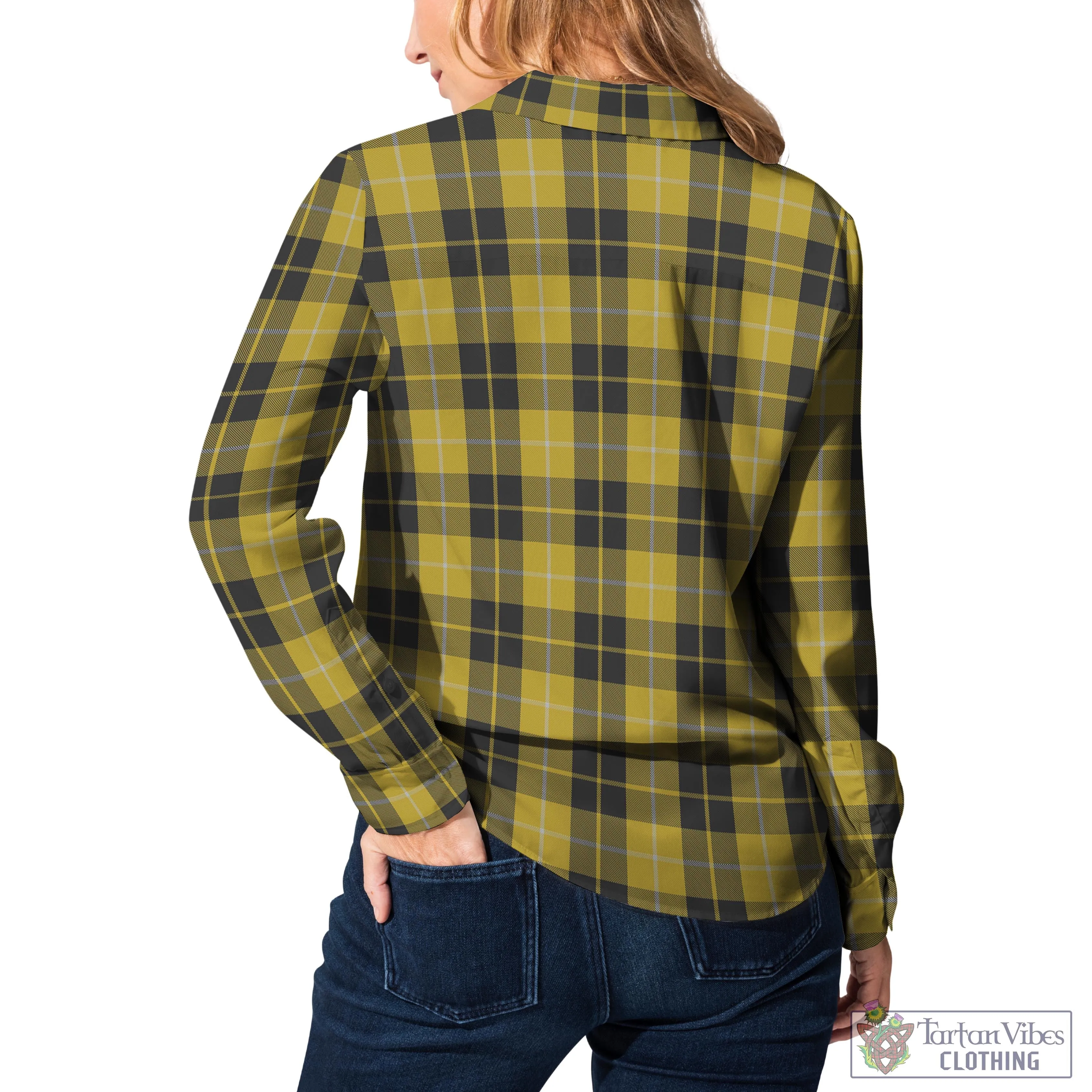 Barclay Dress Tartan Women's Casual Shirt with Family Crest