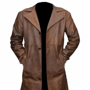 Batman Vs Superman Dawn of Justice Leather Trench Coat