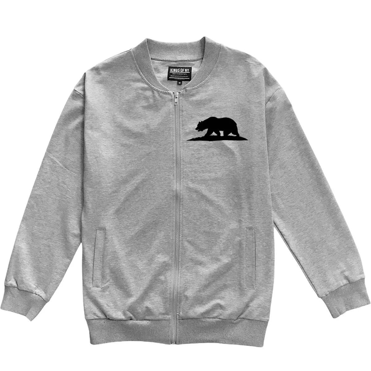 Bear Logo California Republic Bomber Jacket