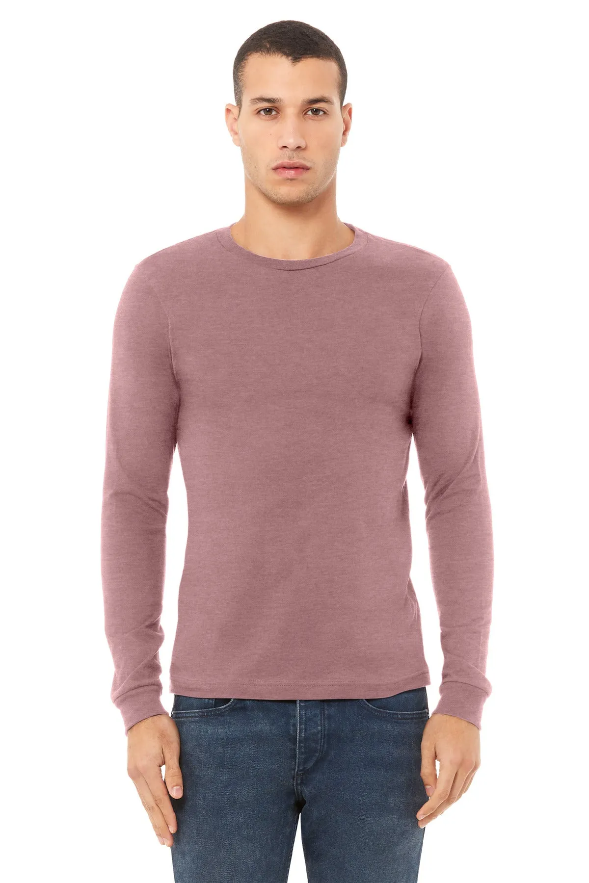 BELLA CANVAS® Unisex Heather CVC Long Sleeve Tee BC3501CVC