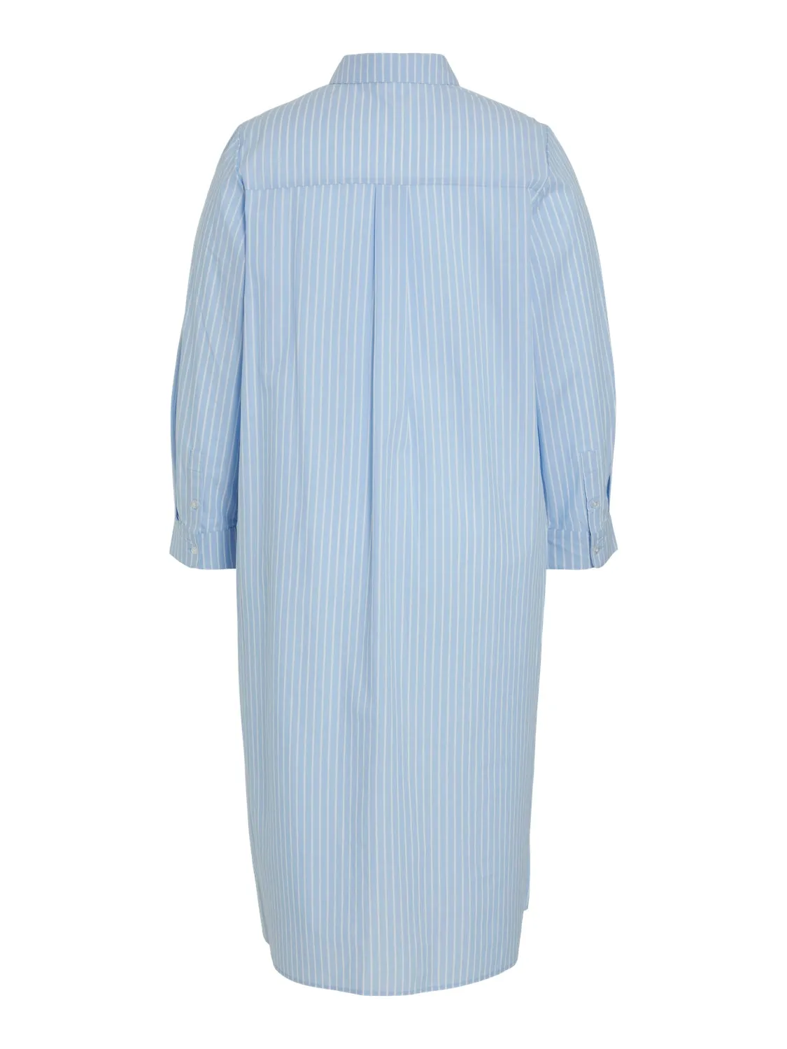 Benne Midi Shirt Dress (White/Kentucky Blue)