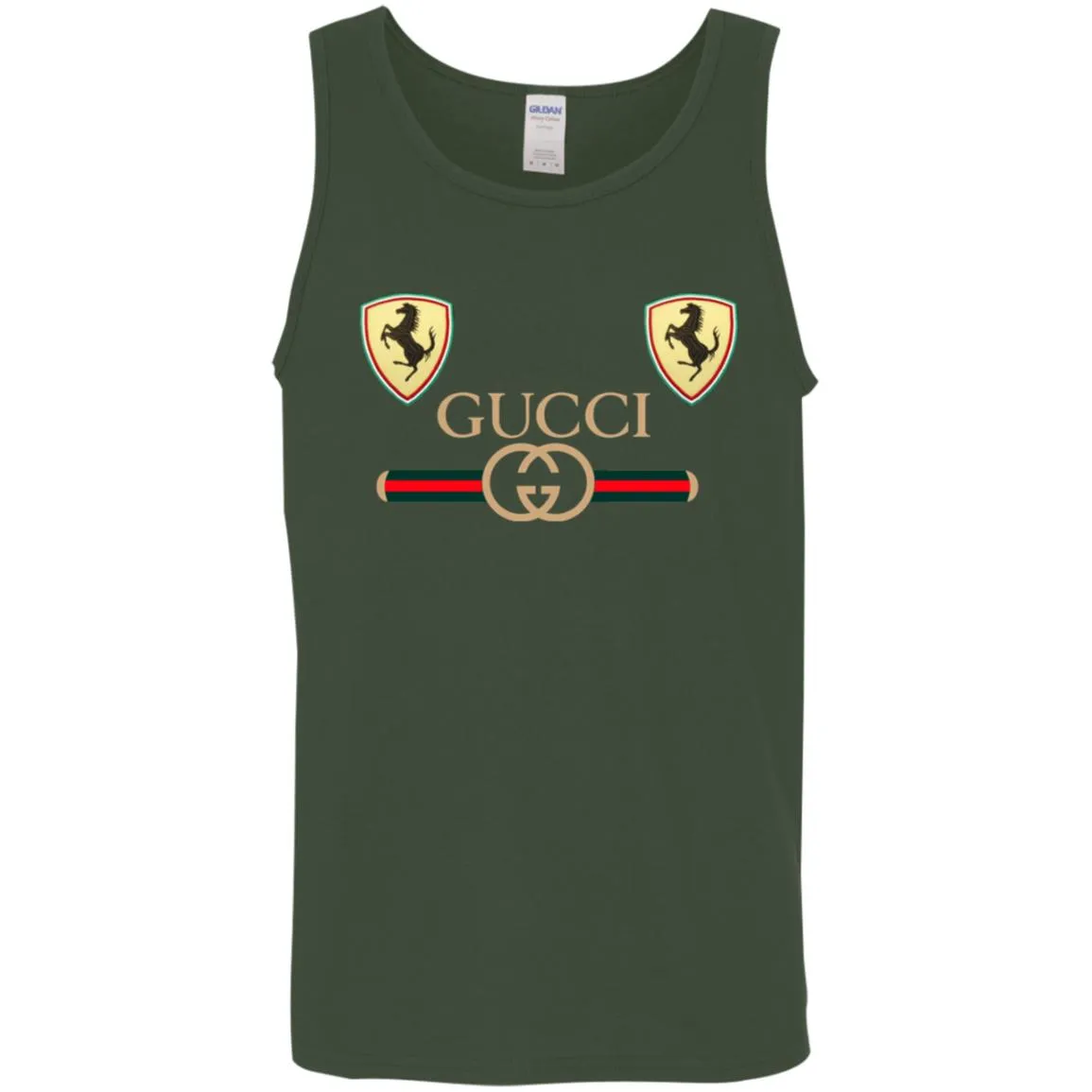 Best Gucci Ferrari New T-shirt Men Cotton Tank