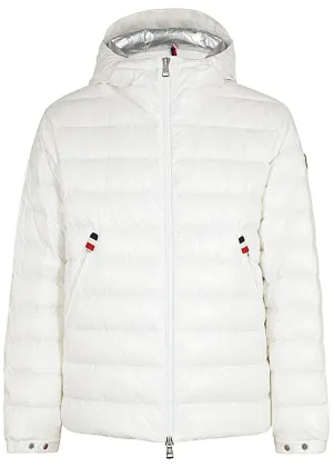 Blesle white quilted shell jacket