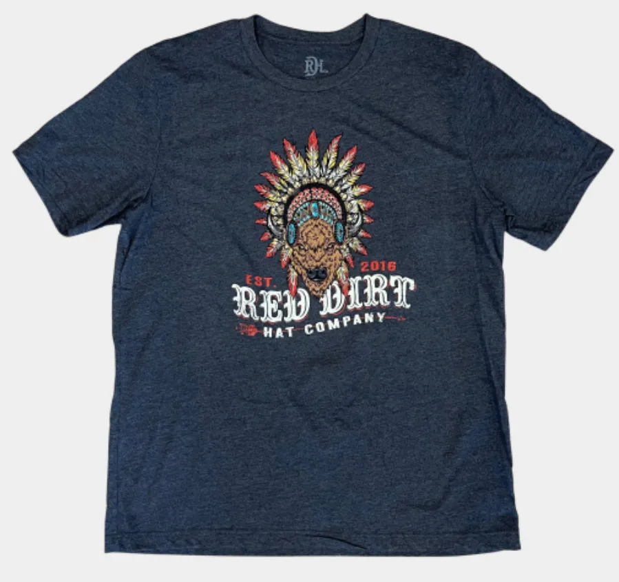 Buffalo Head Dress Shirt Red Dirt Hat Co.