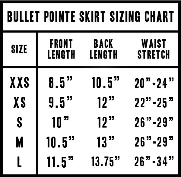 Bullet Pointe | Ballet Skirt | Cloud