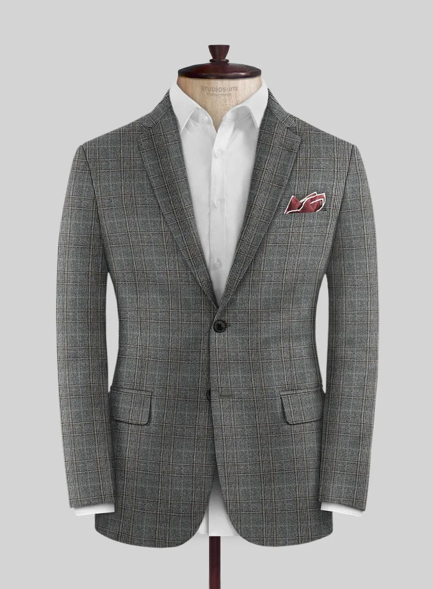 Caccioppoli Xofia Brown Wool Suit