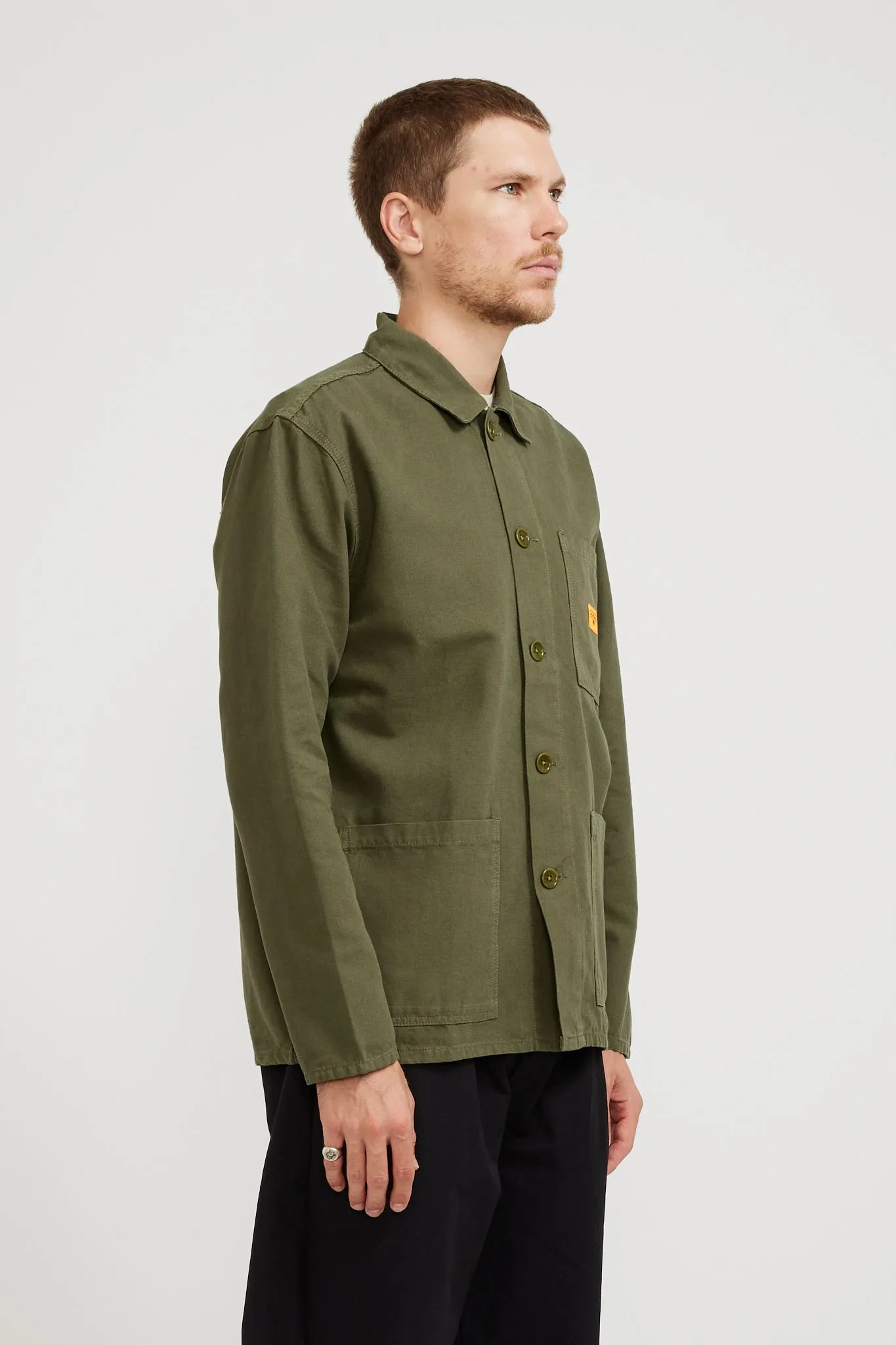 Canvas Coverall Jacket Olive