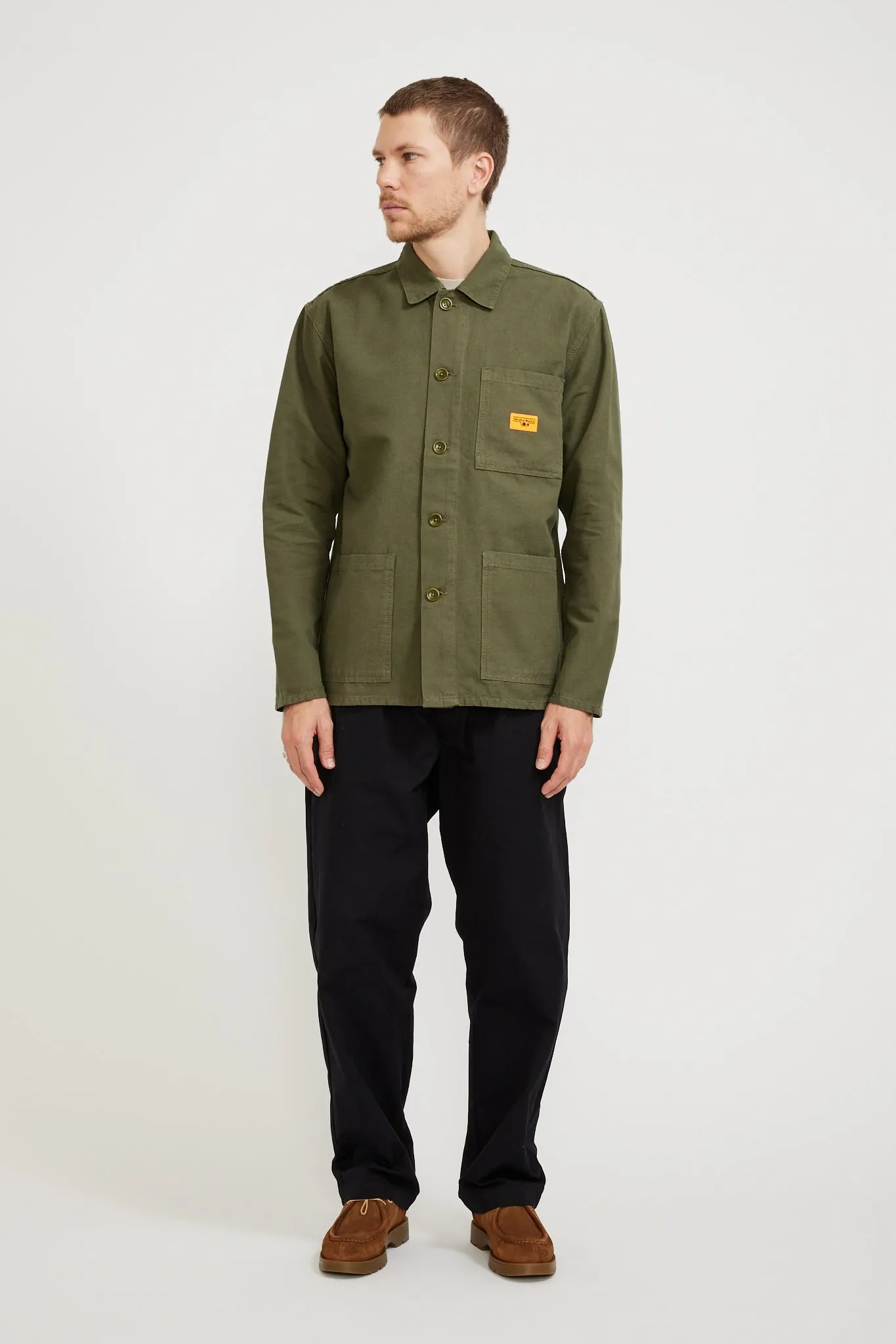 Canvas Coverall Jacket Olive