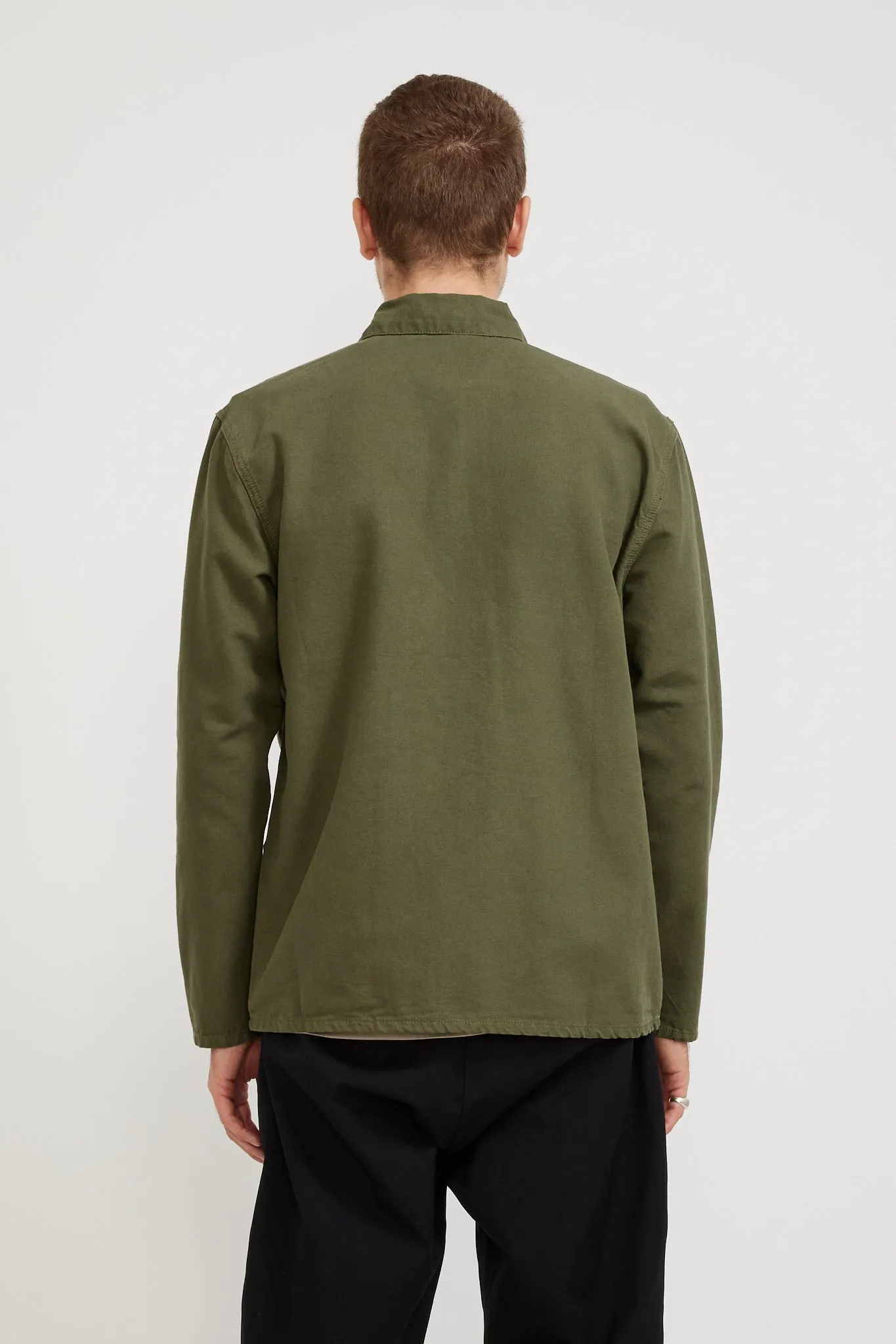 Canvas Coverall Jacket Olive