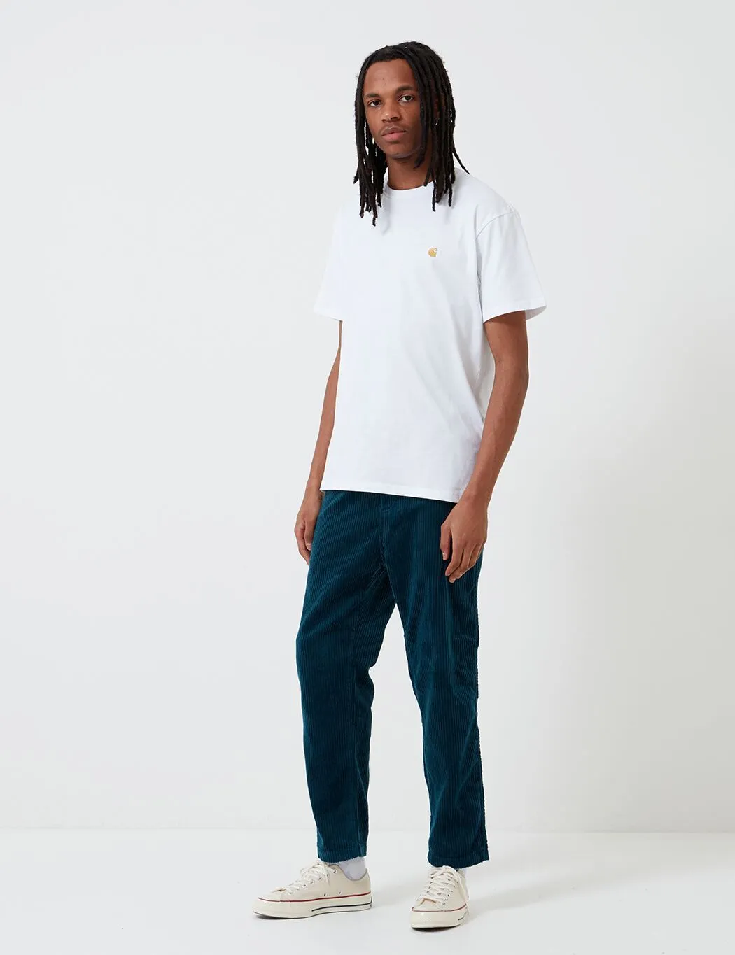 Carhartt-WIP Menson Pant (Corduroy) - Duck Blue