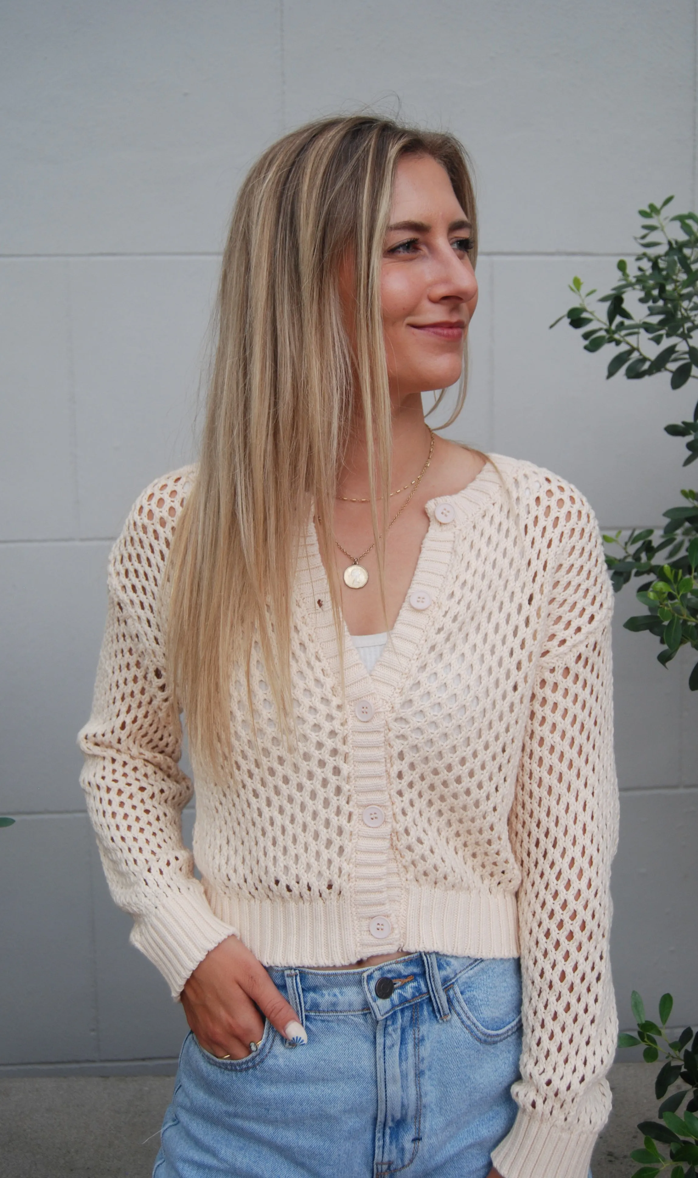 Casual Crochet Cardigan