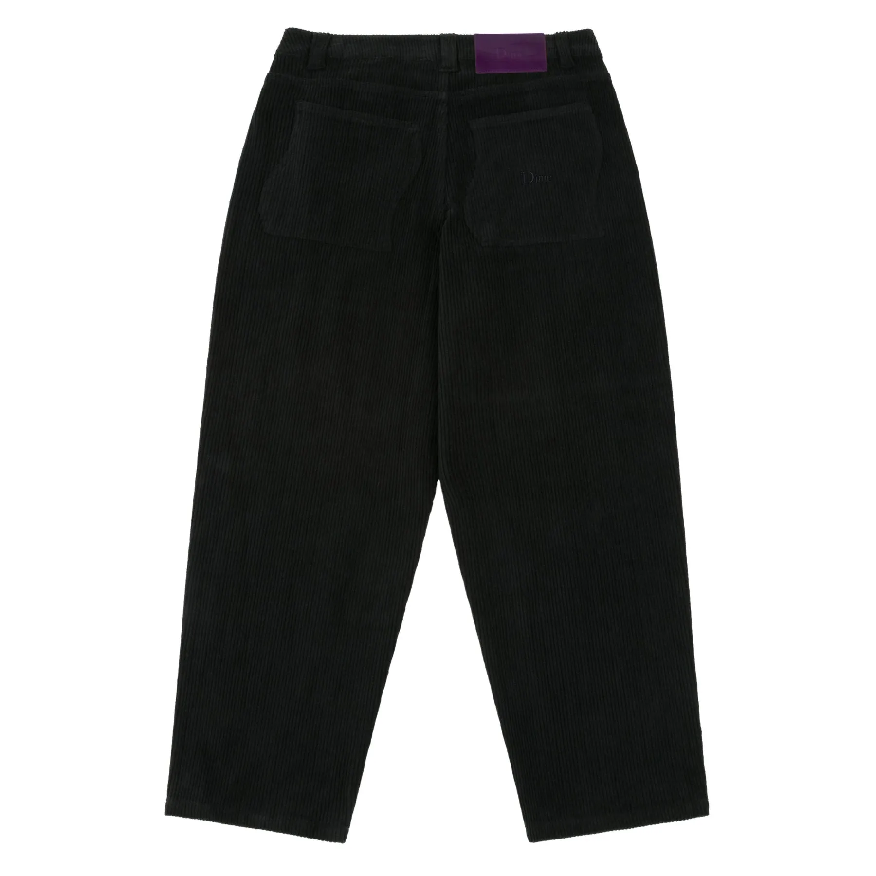 Classic Baggy Corduroy Pants - Black