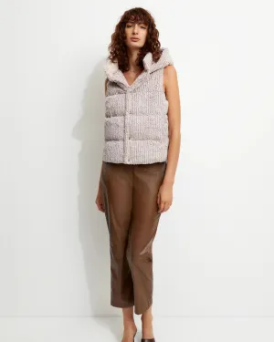 Close Knit Vest | Drizzle Grey