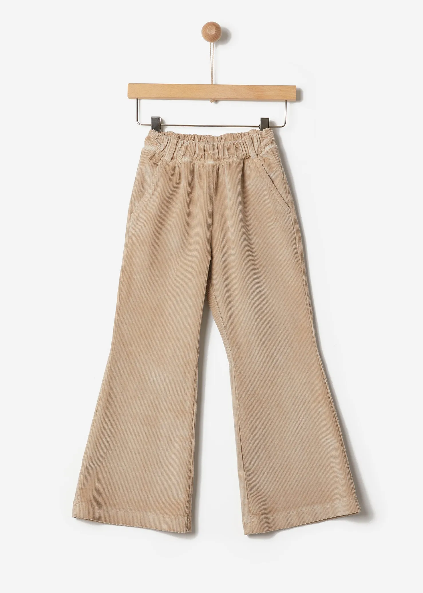 CORDUROY FLARED PANTS