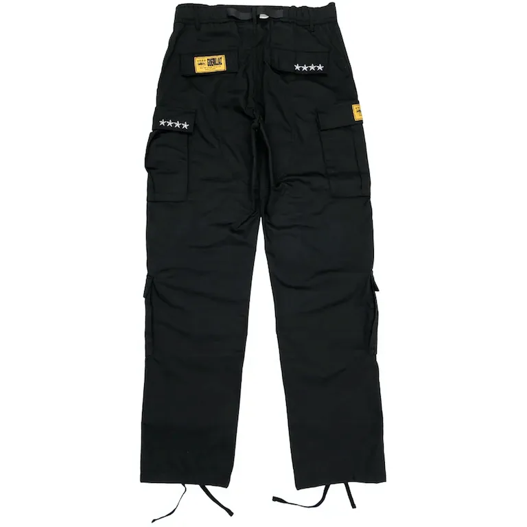 Corteiz 5 Starz Special Edition Black Guerillaz Cargo Pant Black