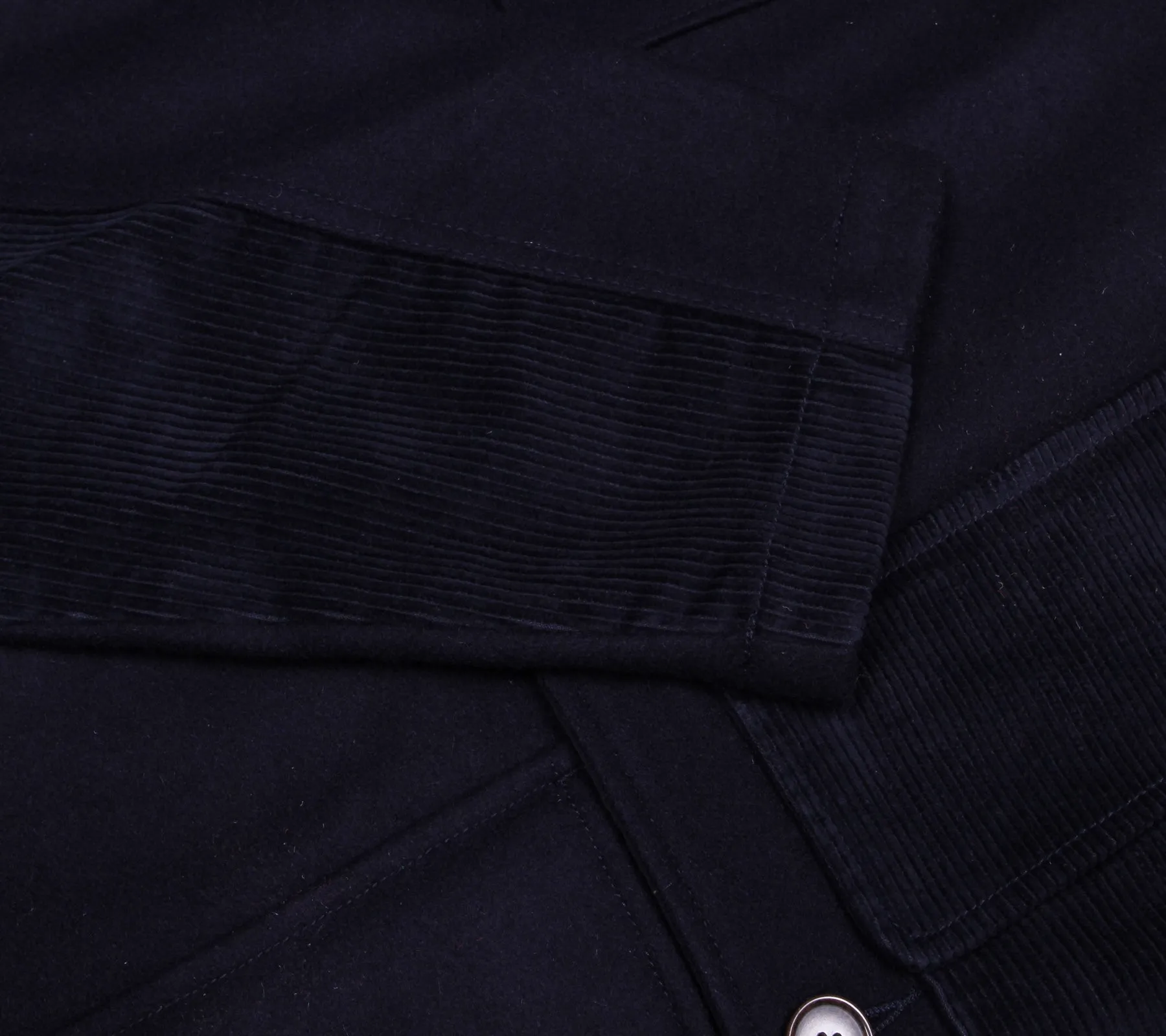 CSM x UW Goodwill Jacket | Navy Melton Wool