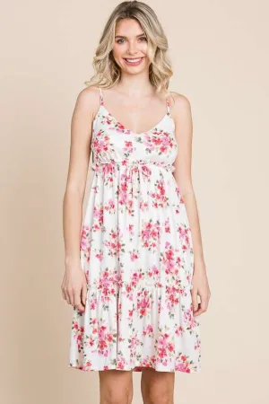 Culture Code Full Size Floral Frill Cami Dress