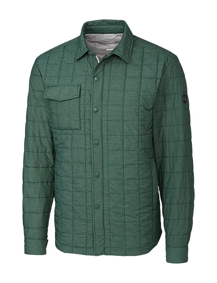 Cutter & Buck - Rainier PrimaLoft® Mens Eco Insulated Quilted Shirt Jacket