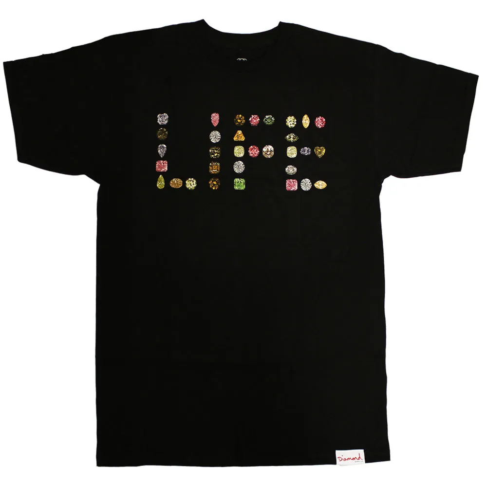 Diamond Supply Co Life Diamond T-Shirt Black - SS16