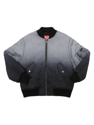 Diesel Kids   Printed poly bomber jacket 