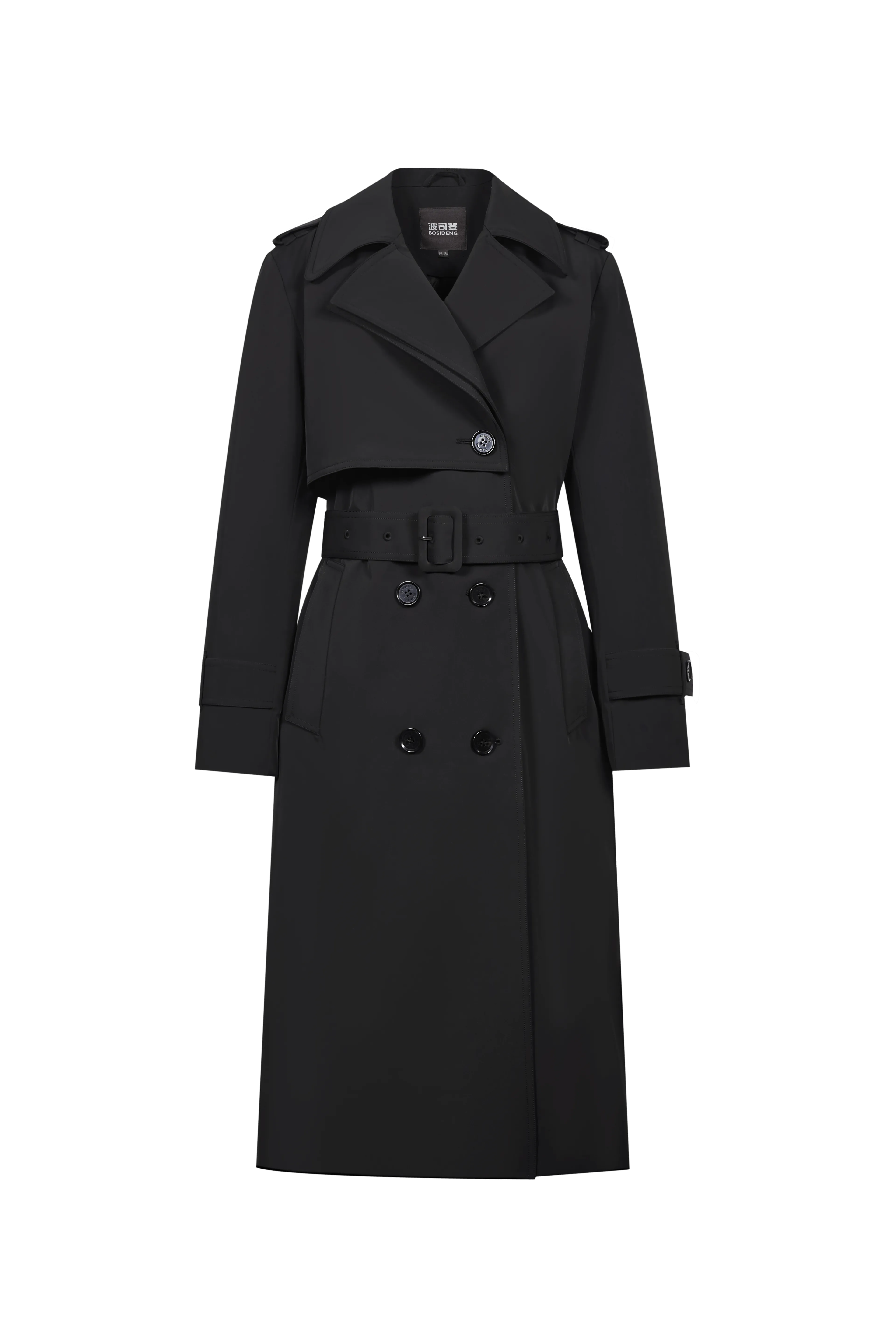 Full Length Detachable Goose Down Trench Coat