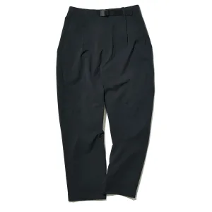 Goldwin One Tuck Tapered Stretch Pants Navy