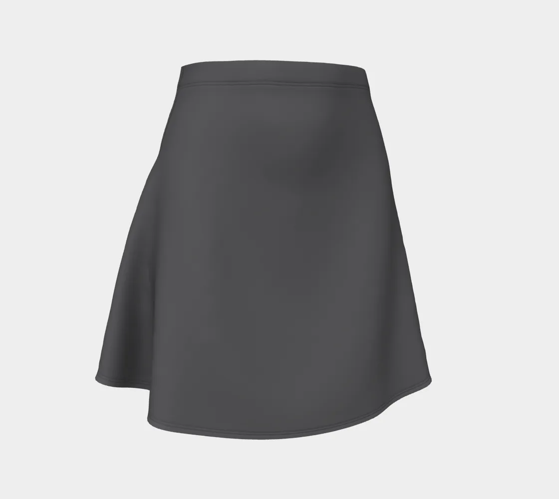 Gray Flare Skirt