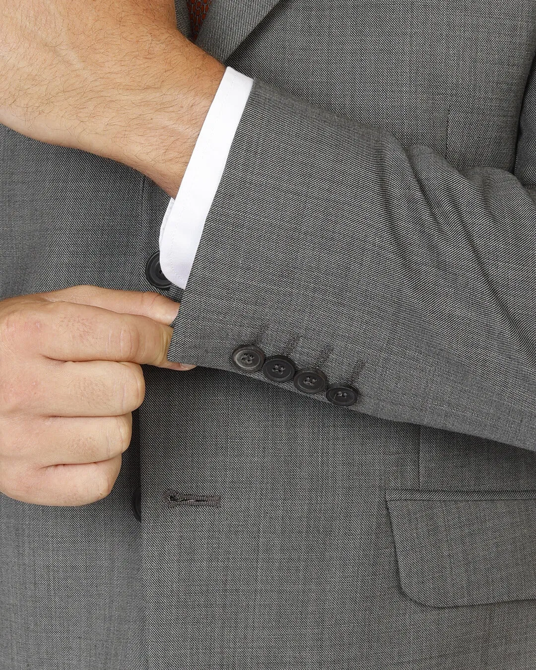 Grey Holland & Sherry Sharkskin Suit