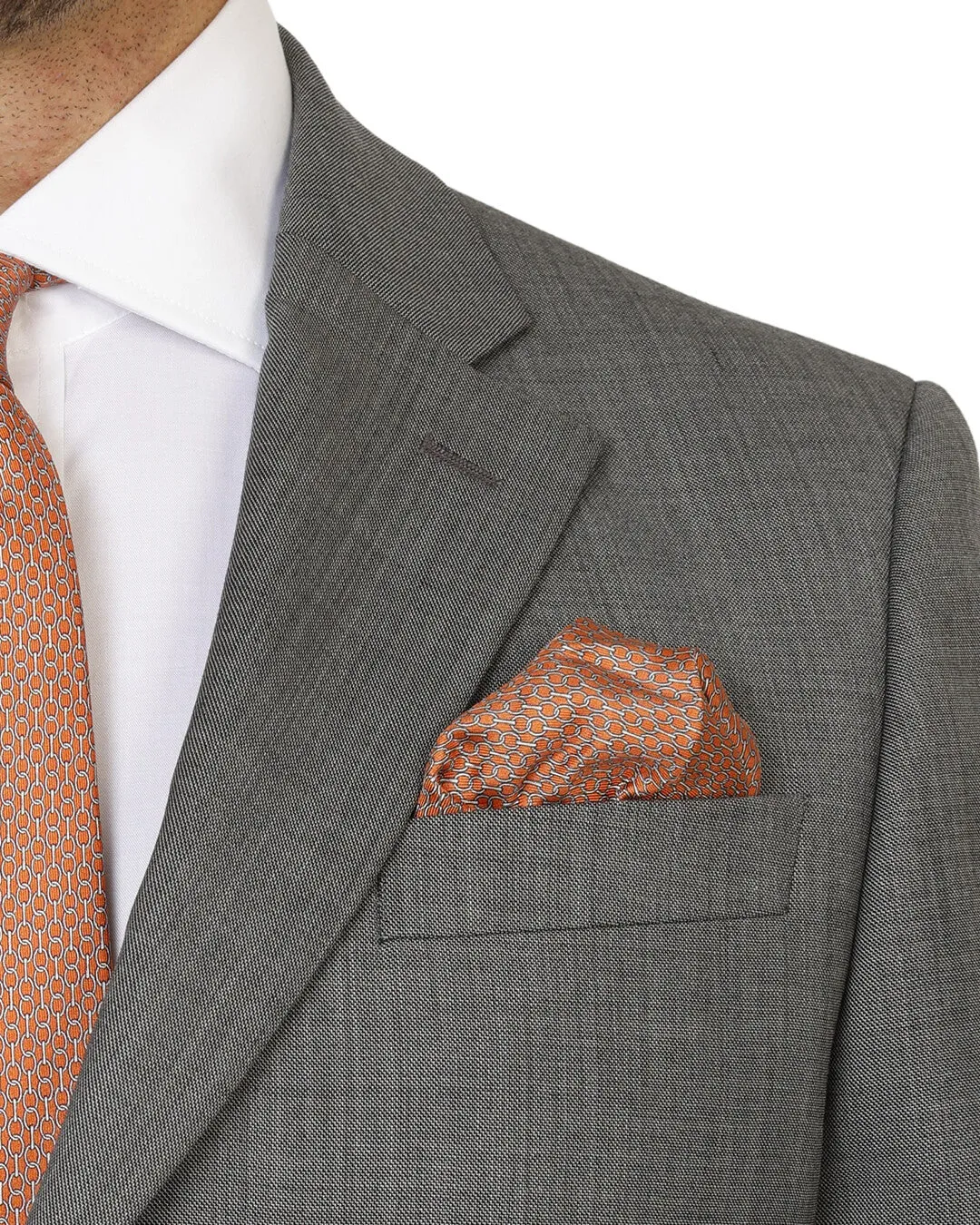 Grey Holland & Sherry Sharkskin Suit