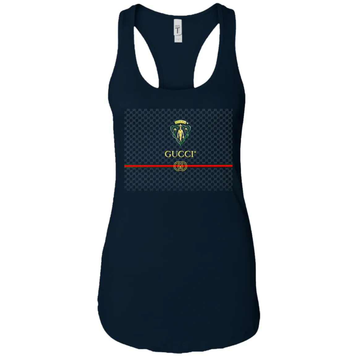 Gucci Graphic Logo Black T-shirt Women Tank Top