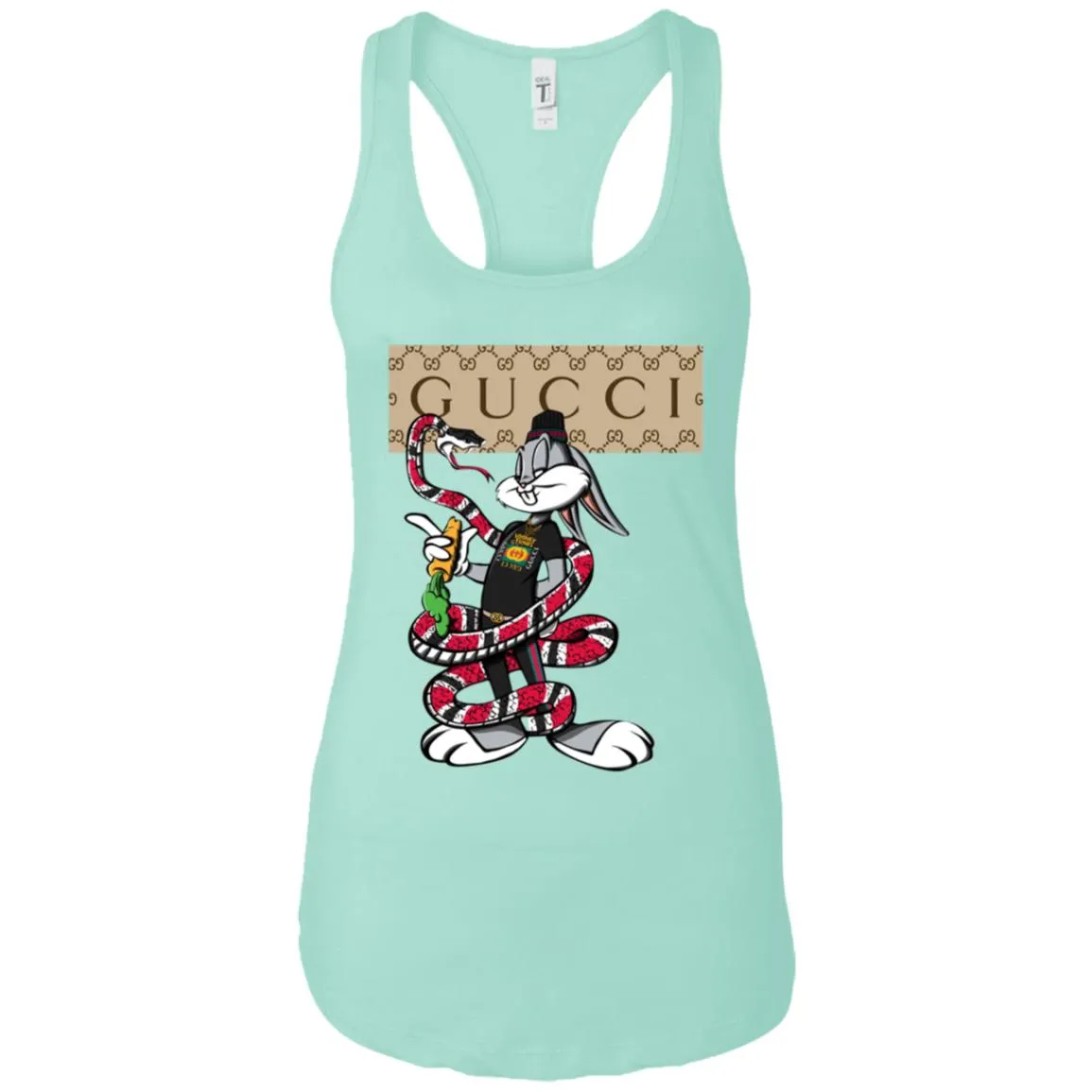 Gucci Rabbit Snake Gift Birthday T-shirt Women Tank Top