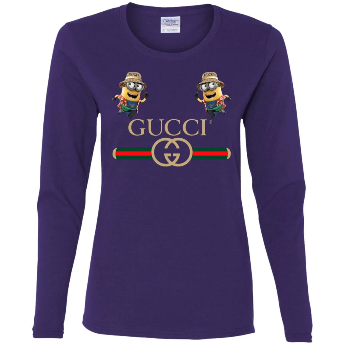 Gucci T-shirt Minion Funny Film T-shirt Women Long Sleeve Shirt