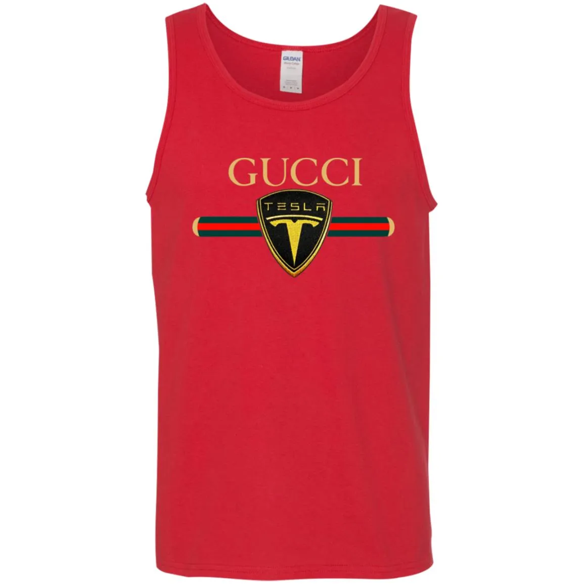 Gucci Tesla T-shirt Men Cotton Tank