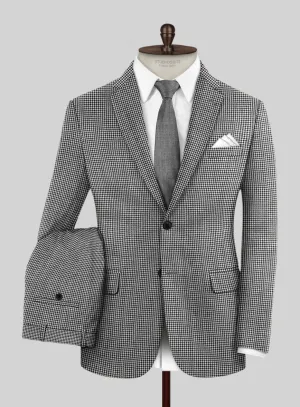 Hardy Minnis BW Houndstooth Wool Suit