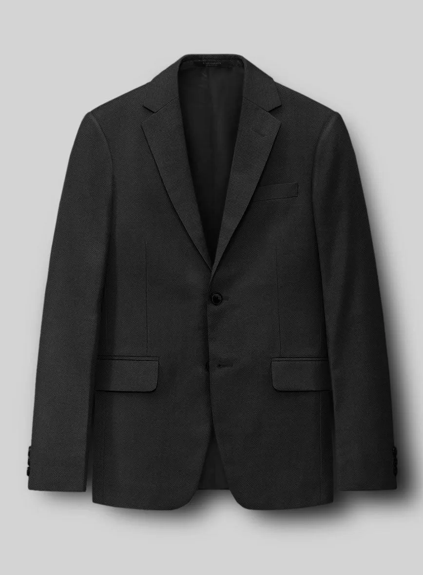 Hardy Minnis Caravel Black Wool Suit