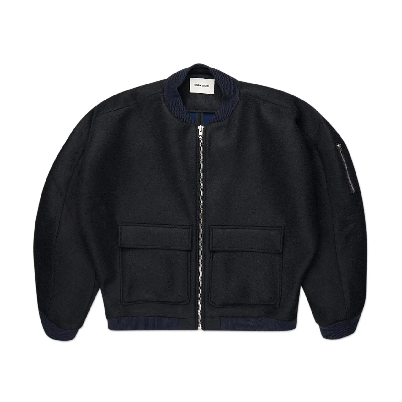 henrik vibskov chop bomber (navy)