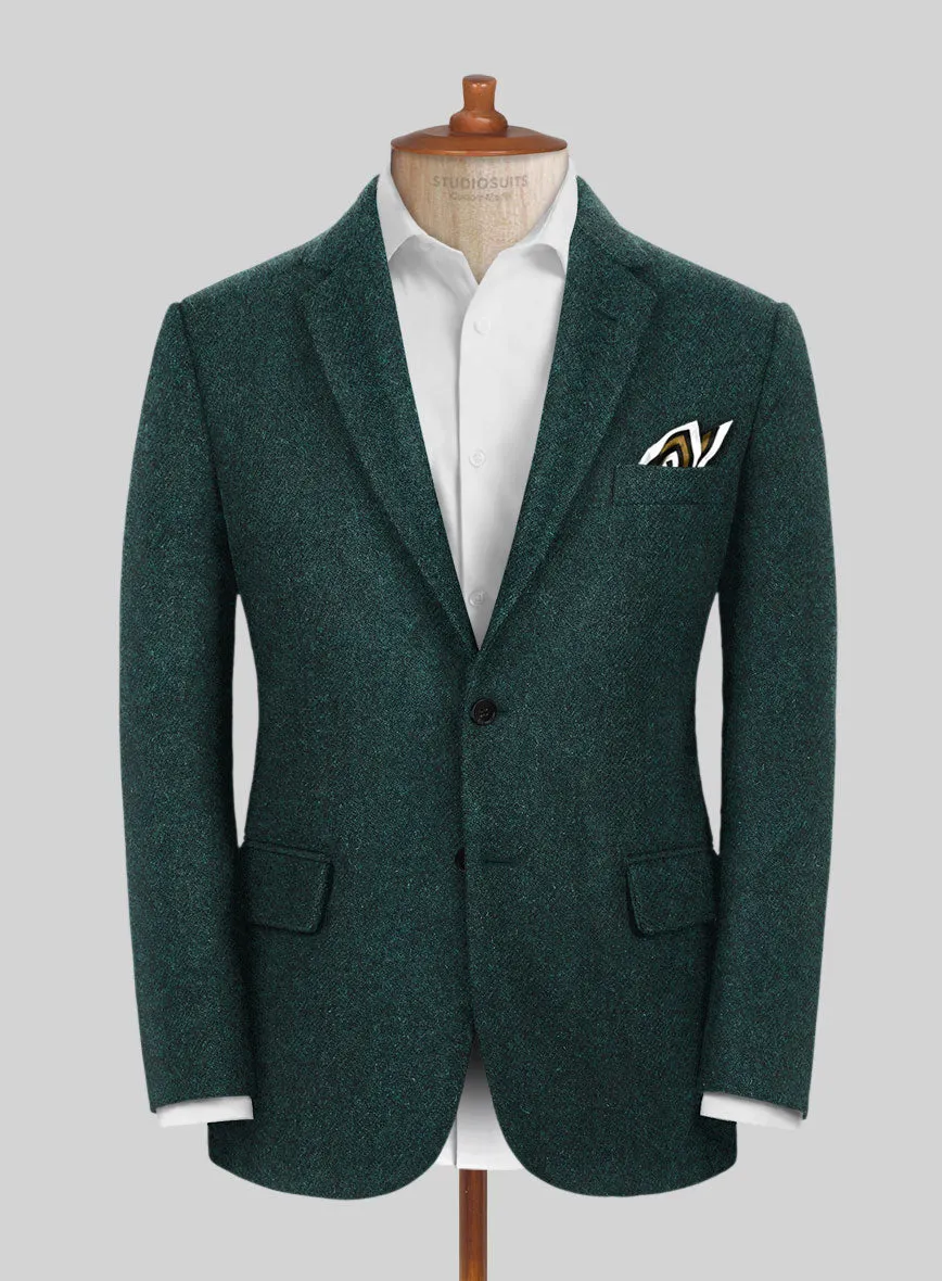 Highlander Melange Green Tweed Suit